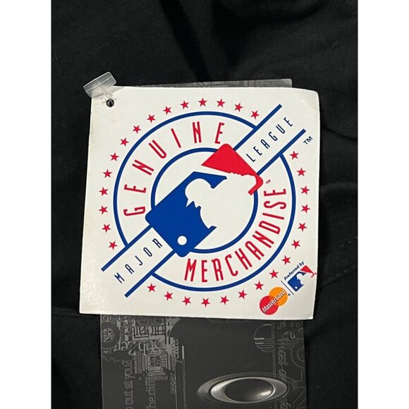 Oakley Mens New York Yankees Black T-Shirt Size Large L Cotton MLB Black New - Picture 12 of 12